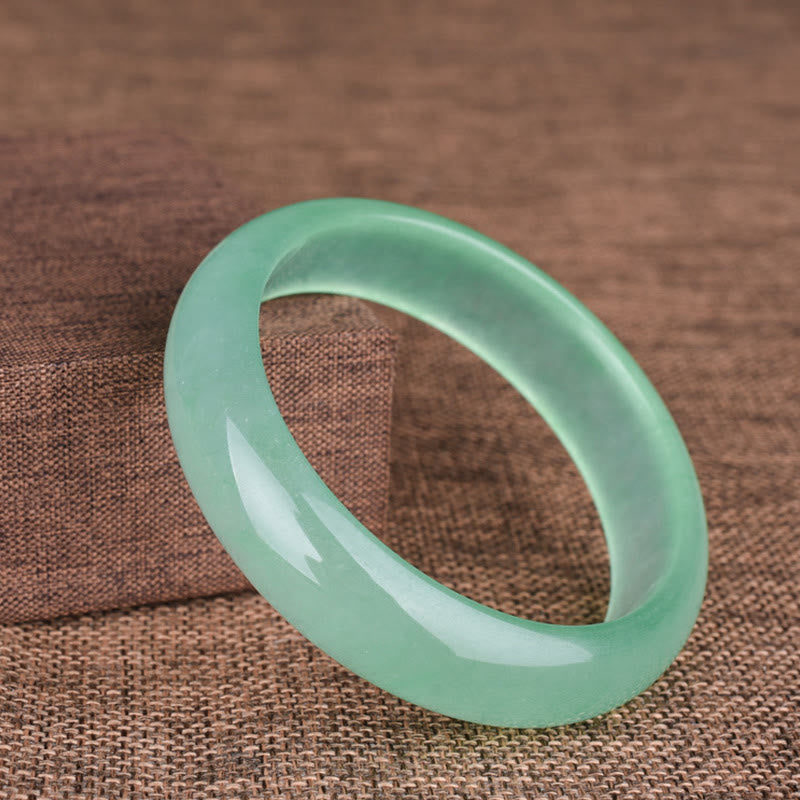 Buddha Stones, natürlicher Jade-Armreif, Glück, Heilung, Wohlstand - image 8