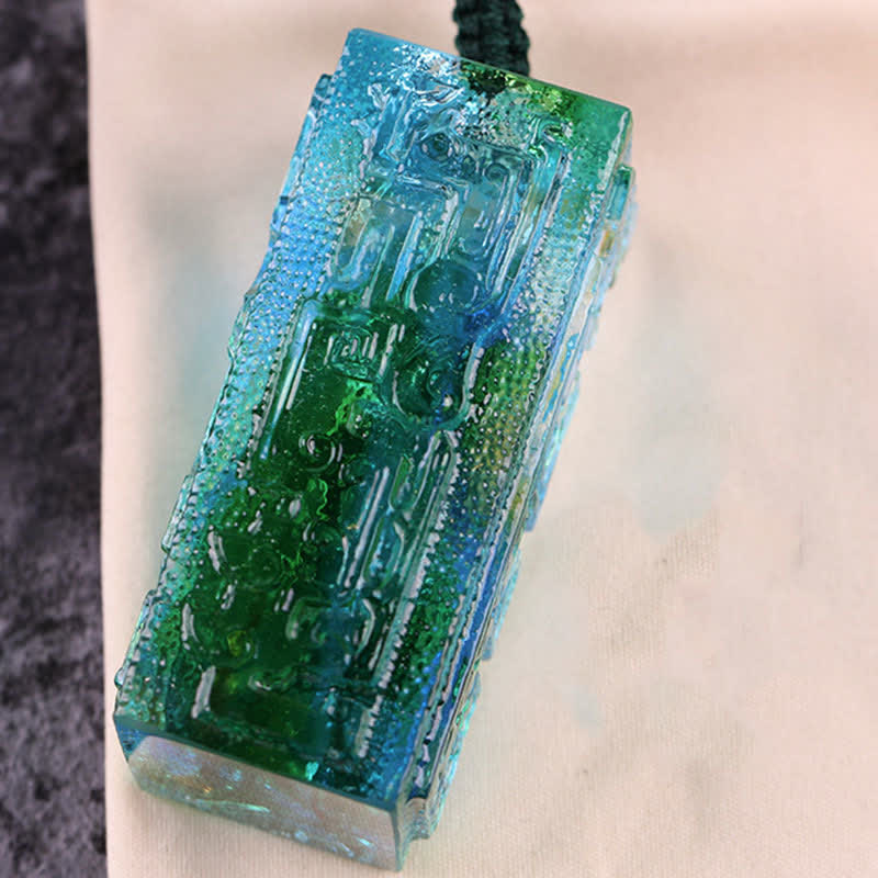 Feng Shui handgefertigtes Liuli-Kristall-Kunststück, Heim- und Bürodekoration - image 4