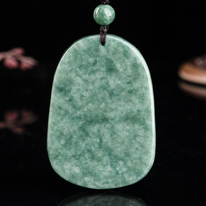 Buddha Stones, chinesisches Sternzeichen, Drache, Jade, Wohlstand, Halskette, Perlenschnur-Anhänger