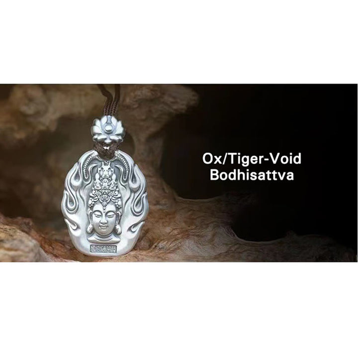 Buddha Stones, chinesisches Sternzeichen, Natal Buddha, Om Mani Padme Hum, Lotus, Mitgefühl, Halsketten-Anhänger - Ochse/Tiger-Leere-Bodhisattva - image 12