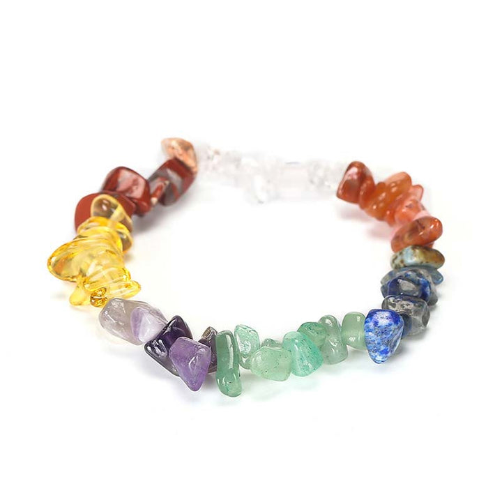 Armband aus natürlich geformtem, unregelmäßig geformtem Kristallstein – wohltuende Wärme - image 58
