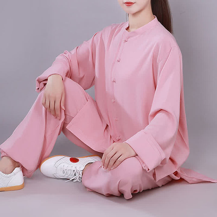 Tai Chi Qigong Meditation Gebet Spirituelle Zen Praxis Unisex Baumwoll-Leinen-Kleidungsset - image 12