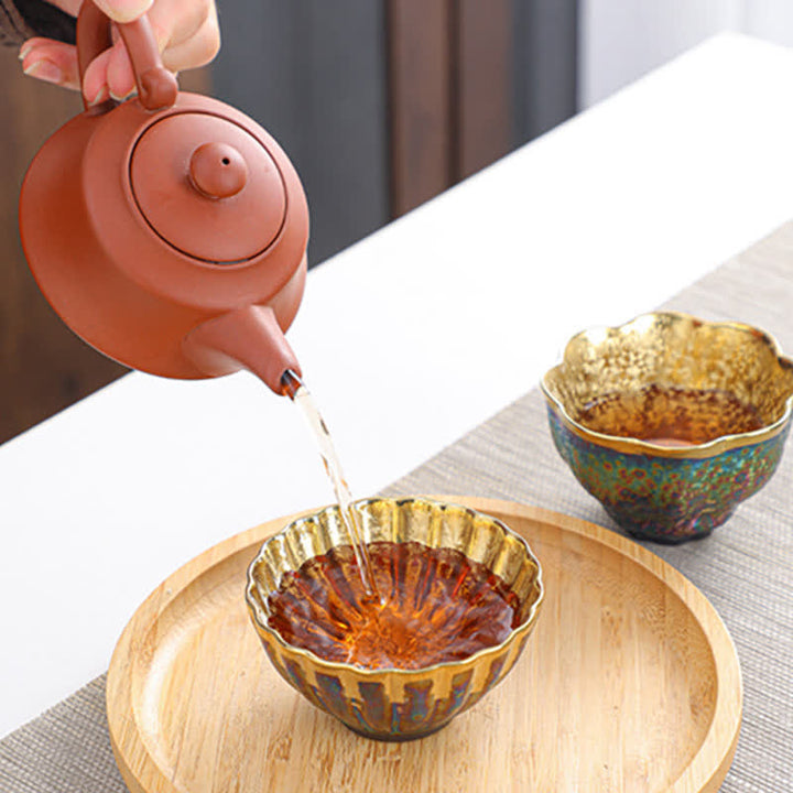 Bunte Teetasse aus Keramik mit Buddha Stonesn - image 2