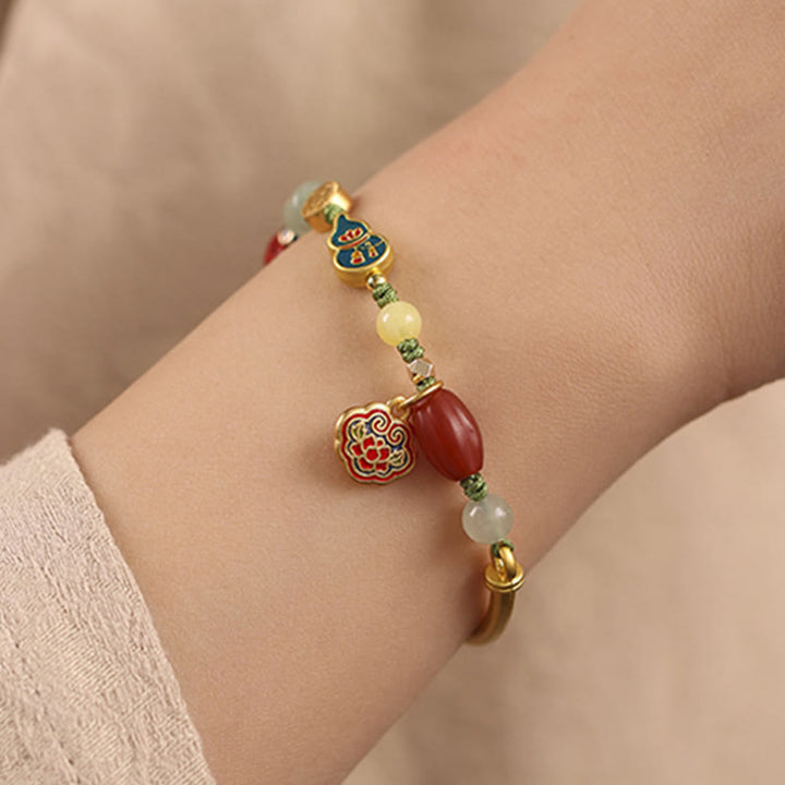 Buddha Stones Tibetisches Glückswolken-Armband für Wohlstand, Glück und Reichtum - image 3