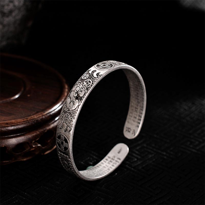 Buddha Stones FengShui Lucky PiXiu Schutz verstellbares Armband - image 1