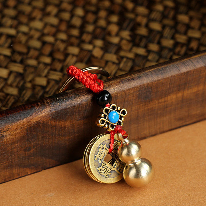 Feng Shui Kupfer Heilung Glück Schlüsselanhänger Dekoration - image 1