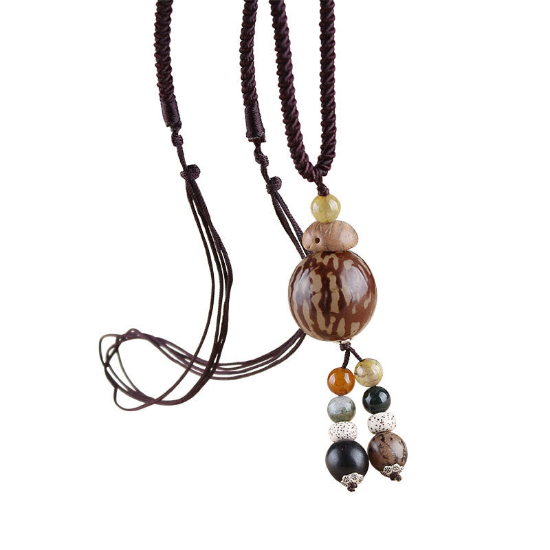 Halskette mit Buddha Stonesn, Bodhi-Samen, Lotus, Weisheit, Harmonie - image 12