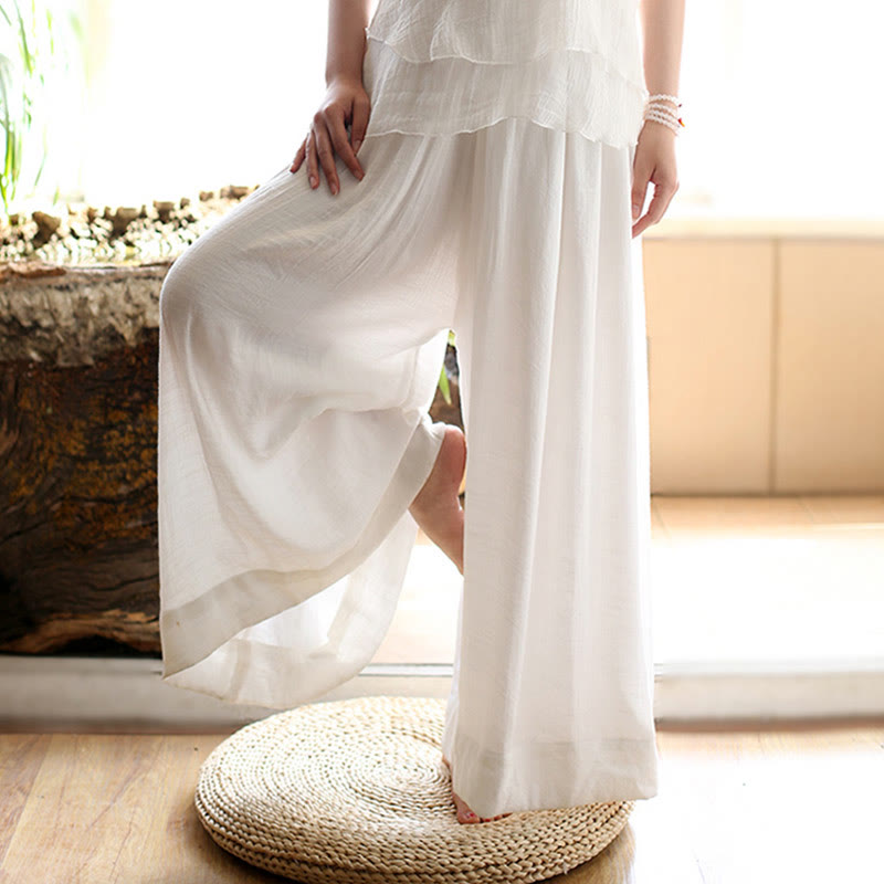 Buddha Stones, Vintage-Stil, Yoga, Zen, Gebet, spirituelle Meditation, Praxis, einfarbig, Kleidung, Damen-Set - image 4