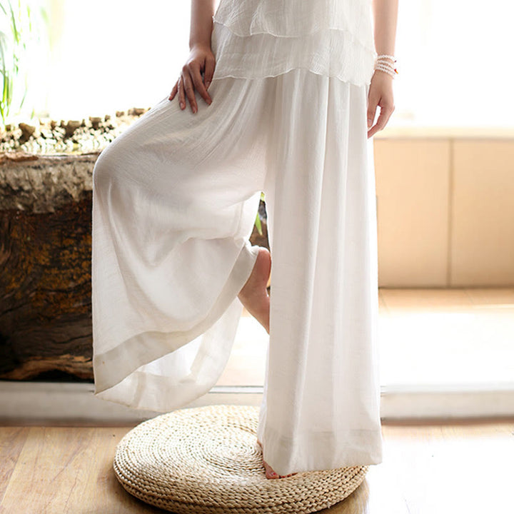 Buddha Stones, Vintage-Stil, Yoga, Zen, Gebet, spirituelle Meditation, Praxis, einfarbig, Kleidung, Damen-Set - image 4