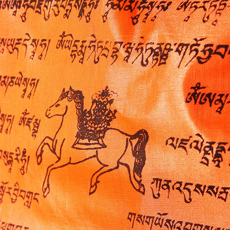 Tibetan Blessing Outdoor 25 Stück dreieckige Gebetsfahnen-Dekoration - image 14