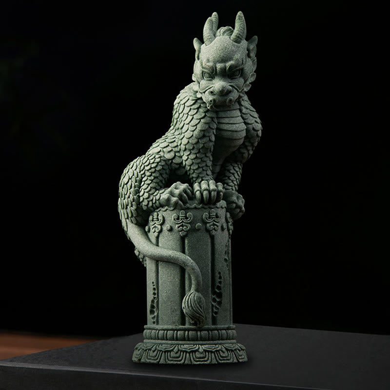 Buddha Stones, Feng Shui, stehend, sitzend, Drache, Erfolg, Glück, Heimdekoration - image 5