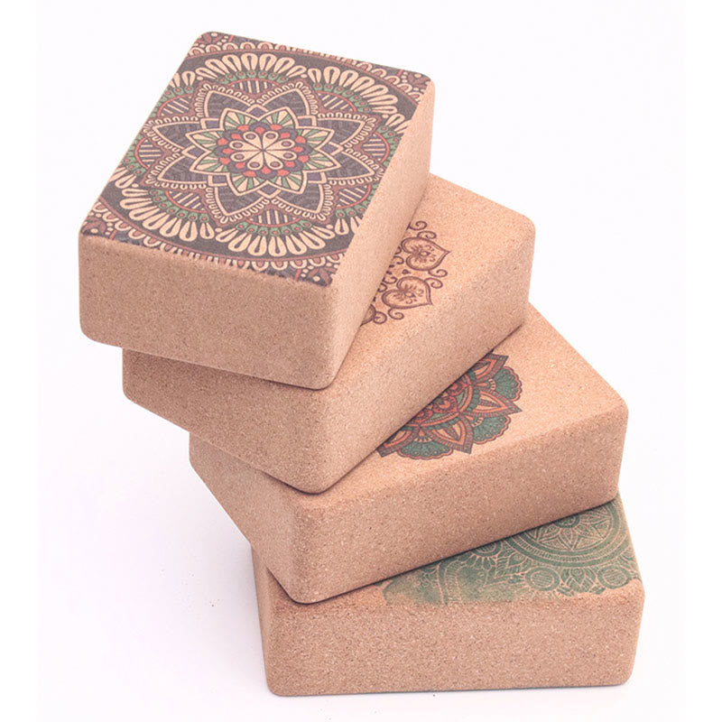Buddha Stones Tibetisches Mandala Achtsames Yoga Korkblock - image 6
