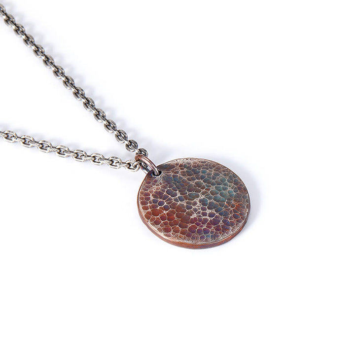 Buddha Stones 990 Sterling Silber Yin Yang Wasser- und Feuer-Balance-Halskettenanhänger - image 8