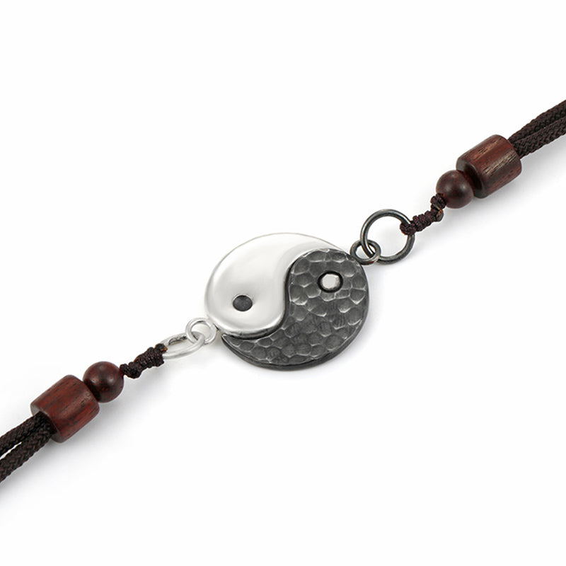 Buddha Stones Halskettenanhänger aus 990er Sterlingsilber mit Yin-Yang-Symbol für Balance und Harmonie - image 12