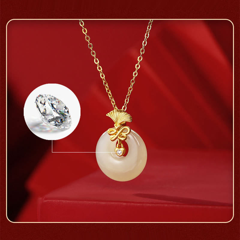 Buddha Stones Halsketten-Anhänger aus 925er-Sterlingsilber, natürlicher Hetian-Jade, Nelke, Blume, Wohlstand - image 3