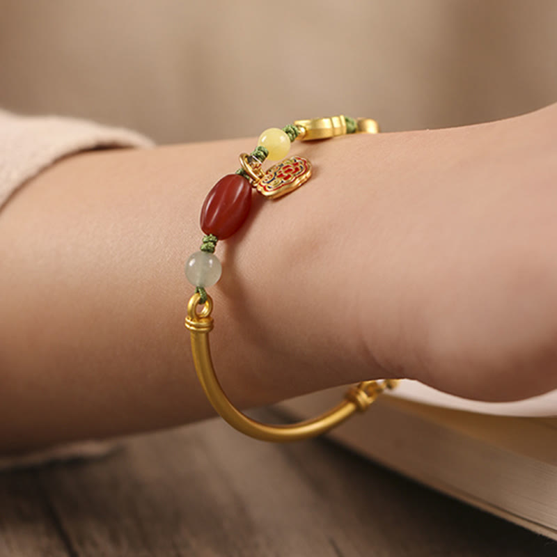 Buddha Stones Tibetisches Glückswolken-Armband für Wohlstand, Glück und Reichtum - image 4