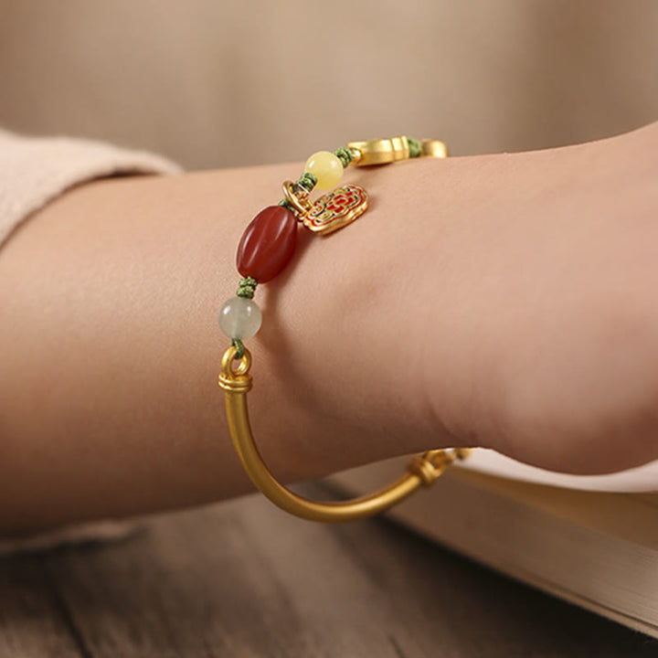 Buddha Stones Tibetisches Glückswolken-Armband für Wohlstand, Glück und Reichtum - image 4