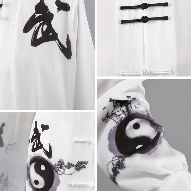 3-teiliges Unisex-Kleidungsset für Yin-Yang-Baum, Tai Chi, spirituelle Zen-Praxis, Meditation, Gebet - image 10