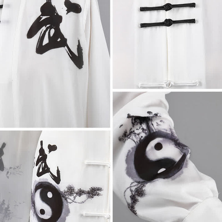 3-teiliges Unisex-Kleidungsset für Yin-Yang-Baum, Tai Chi, spirituelle Zen-Praxis, Meditation, Gebet - image 10