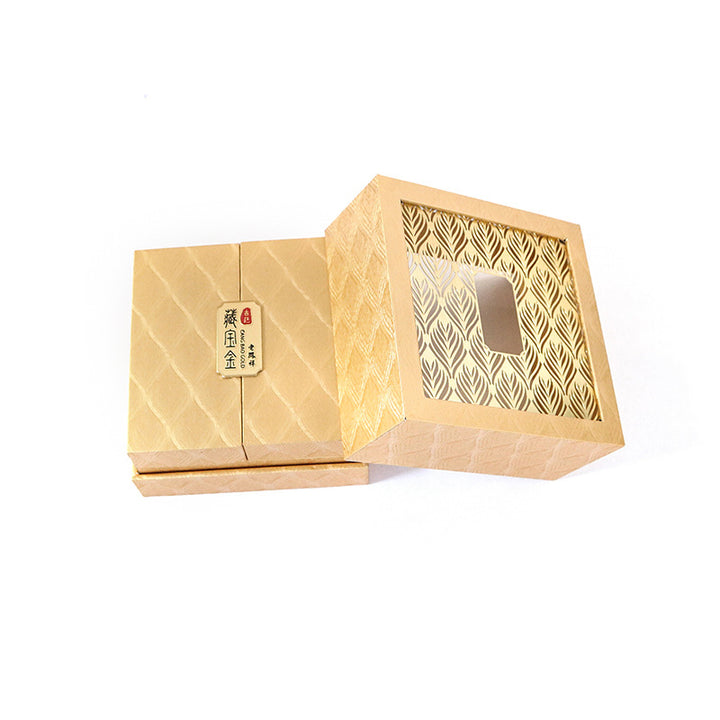 Retro-Schmuckaufbewahrungsbox mit Federmuster, Geschenkbox - image 19