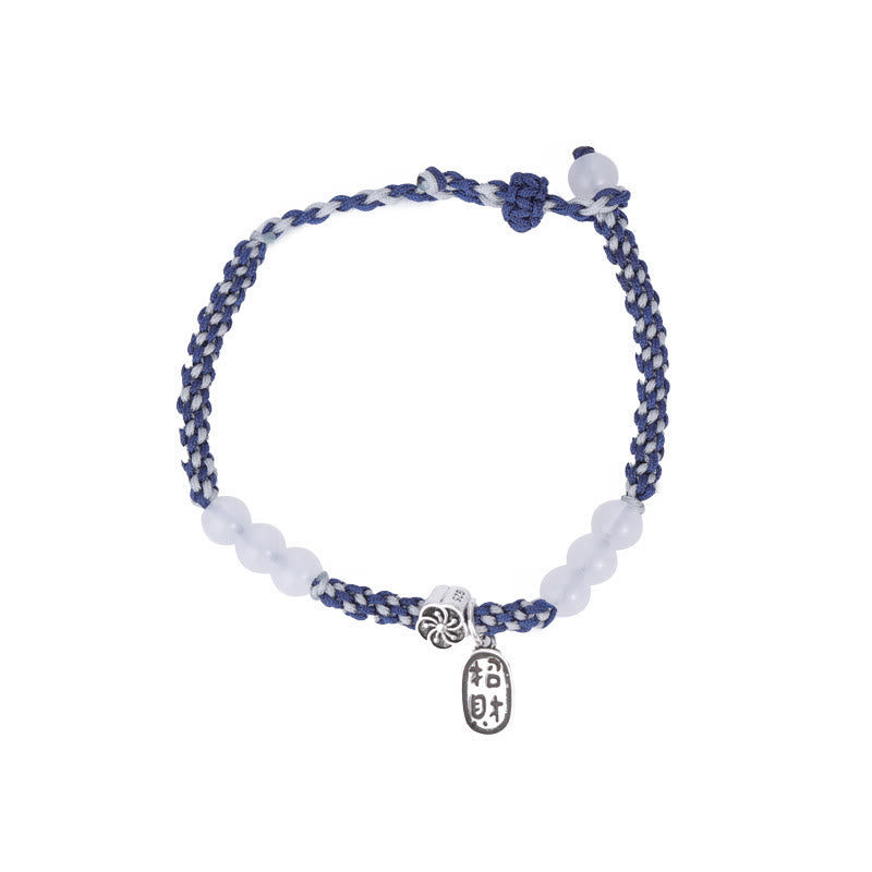 Handgefertigtes Glücksseil-Armband mit Buddha Stonesn - image 4