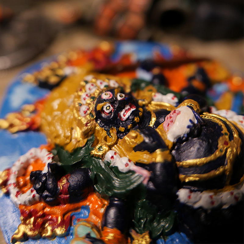 Buddha Stones ​​Mini Daikokuten Gott des Reichtums Buddha Tibet Ton Gelassenheit Heimdekoration - image 1