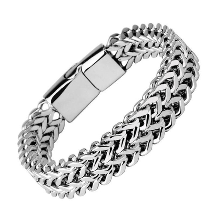 Buddha Stones, Fischschuppen-Magnetschnalle, Balance-Armband aus Titanstahl - image 0