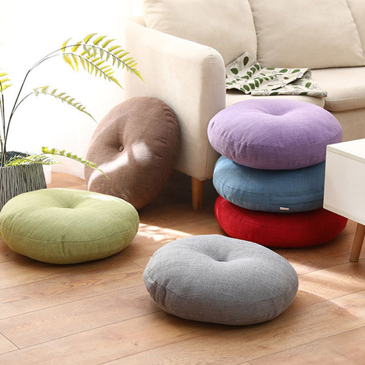 Lotus einfaches Muster Leinen Meditation Sitzkissen Home Wohnzimmer Dekoration - image 1