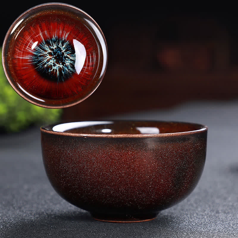 Buddha Stones Bunte Keramik-Teetasse Home Office Teetassen
