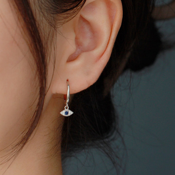 Buddha Stones 925 Sterling Silber Evil Eye Blessing Protection Ohrstecker - image 6