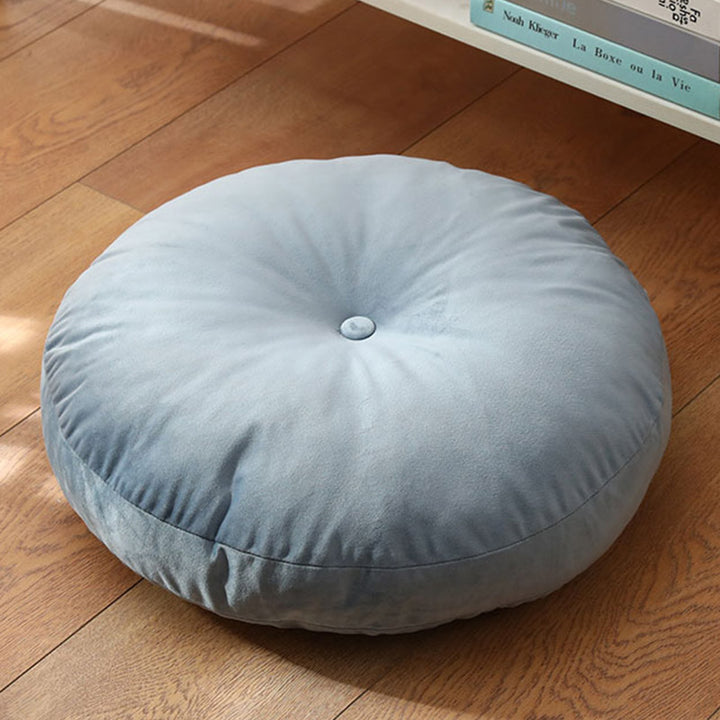 Lotus einfaches Muster Leinen Meditation Sitzkissen Home Wohnzimmer Dekoration - Abnehmbar - 40 cm * 10 cm - PowderBlue - image 28
