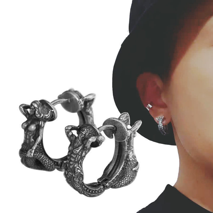 Buddha Stones aus 925er Sterlingsilber mit Drachenmotiv - image 2