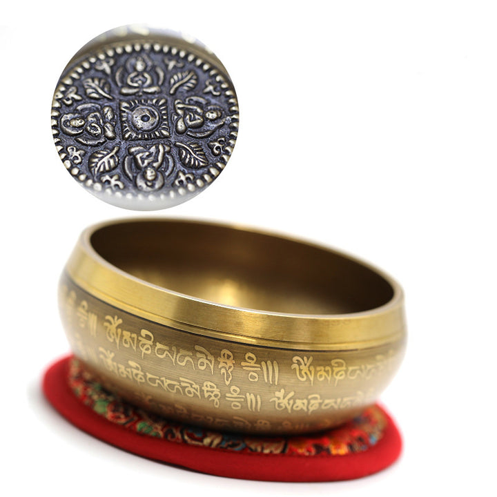 Tibetische Klangschale von Buddha Stones, handgefertigt für Yoga, Achtsamkeit und Meditation. Klangschalen-Set - image 9