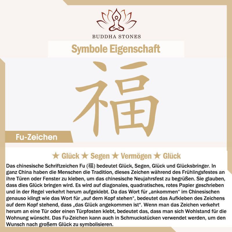 Buddha Stones Katzenauge Amethyst Fu Charakter Glöckchen Charm-Stützarmband