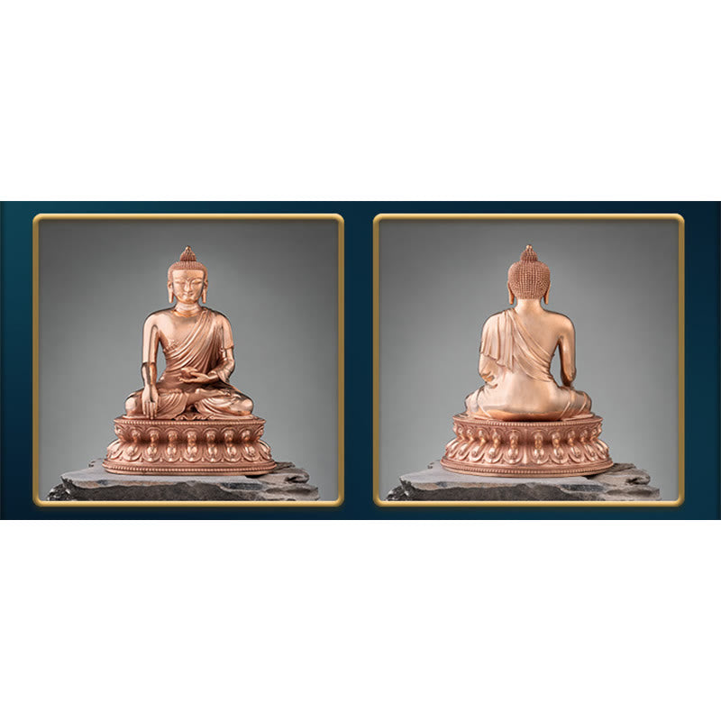 Gautama Shakyamuni Buddha Figur Serenity Kupfer Statue Home Dekoration - image 14