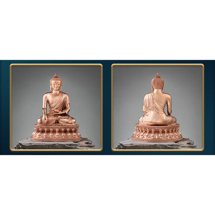 Gautama Shakyamuni Buddha Figur Serenity Kupfer Statue Home Dekoration - image 14