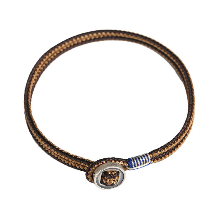 Handgefertigtes Armband aus 925er-Sterlingsilber mit Buddha Stonesn und Knopfschutz - image 14