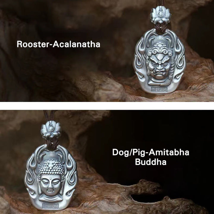 Buddha Stones, chinesisches Sternzeichen, Natal Buddha, Om Mani Padme Hum, Lotus, Mitgefühl, Halsketten-Anhänger - image 24