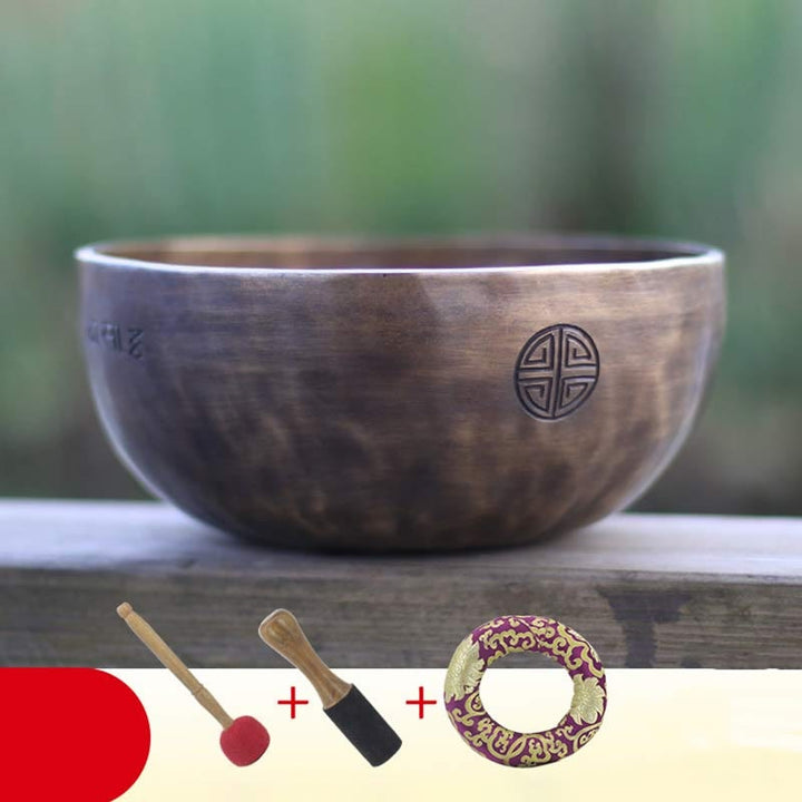 Mond-Regenbogen-Vollmond-Klangschale, handgefertigt für Heilung und Meditation, Klangschalen-Set mit positiver Energie - image 10