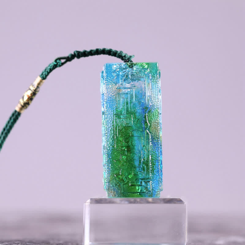 Feng Shui handgefertigtes Liuli-Kristall-Kunststück, Heim- und Bürodekoration - image 8