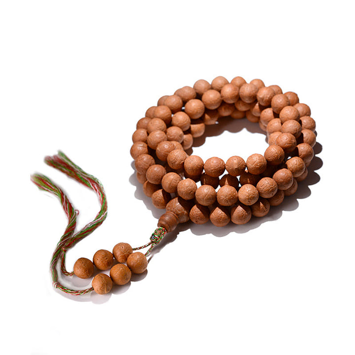 Buddha Stones 108 Mala Perlen Nepal Bodhi Samen Glück Reichtum Quastenarmband