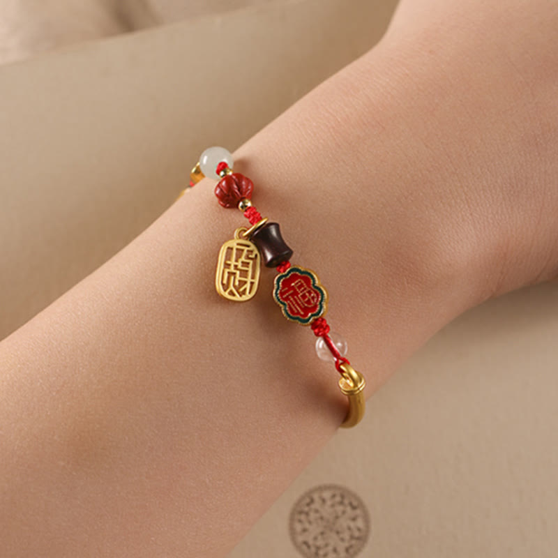 Buddha Stones Tibetisches Glückswolken-Armband für Wohlstand, Glück und Reichtum - image 11