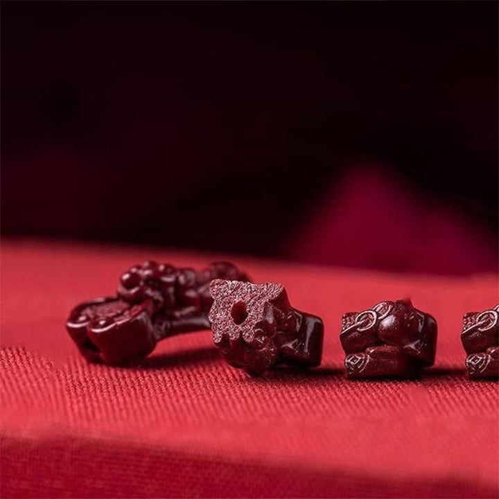 Buddha Stones Handgefertigtes PiXiu Cinnabar Wealth Luck geflochtenes Armband - image 8