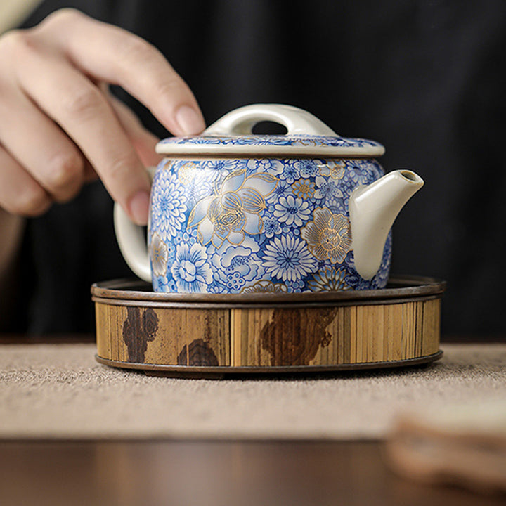 Buddha Stones Teetasse, Lotus-Chrysantheme, Pflaumenblüte, Kung-Fu-Teetasse, Teekanne