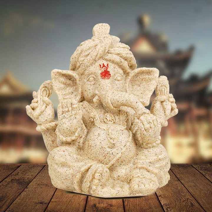 Ganesh Ganpati Elefantenstatue, Transformation, Heimdekoration - Rot & Weiß - image 2