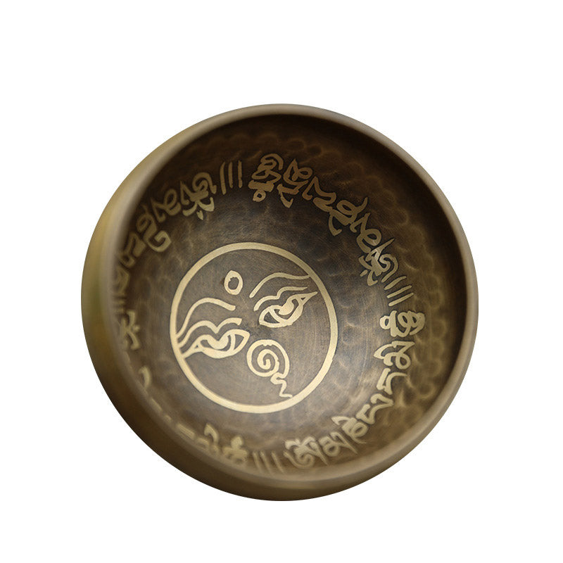 Tibetische Klangschale, handgefertigt für Yoga und Meditation. Klangschalen-Set - image 11