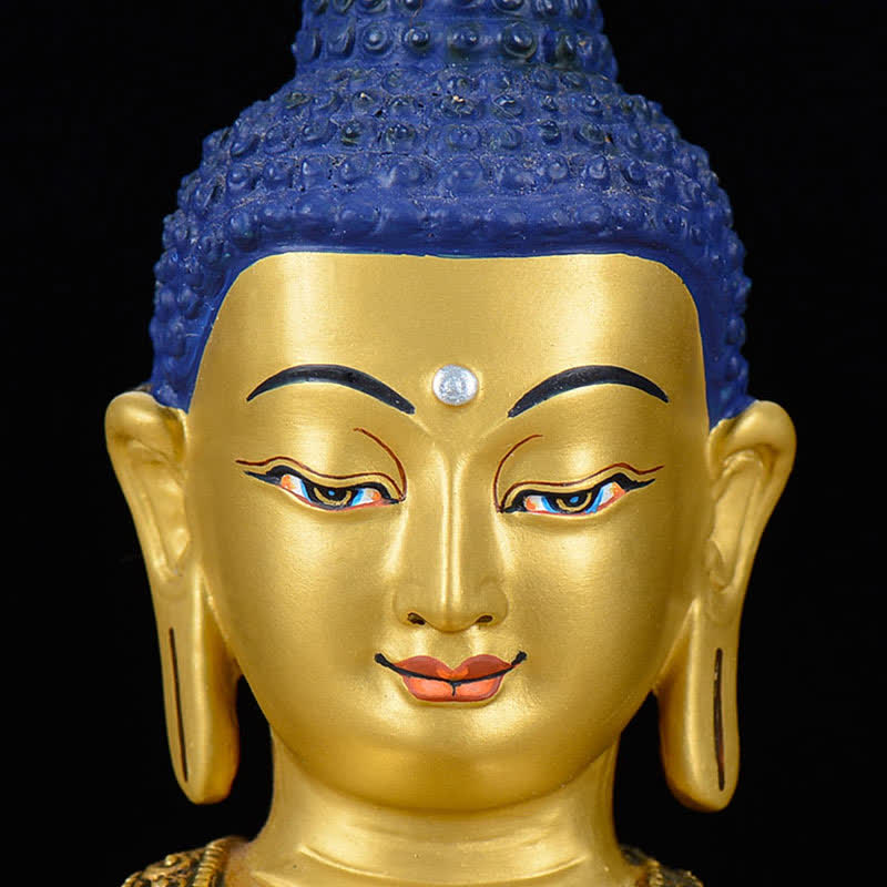 Buddha Shakyamuni Mitgefühl Kupfer Statue Dekoration - image 6