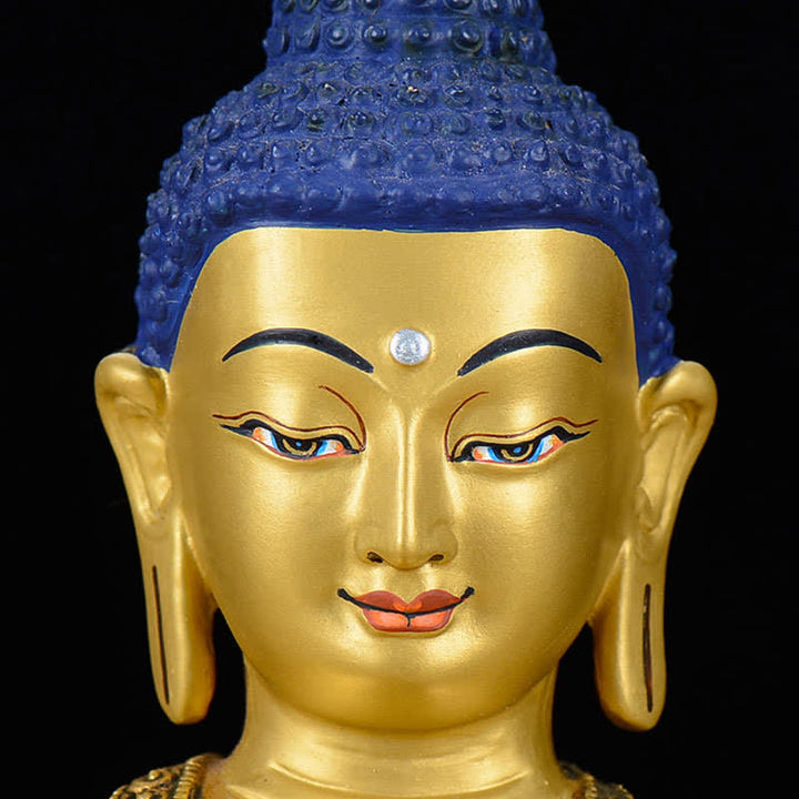 Buddha Shakyamuni Mitgefühl Kupfer Statue Dekoration - image 6