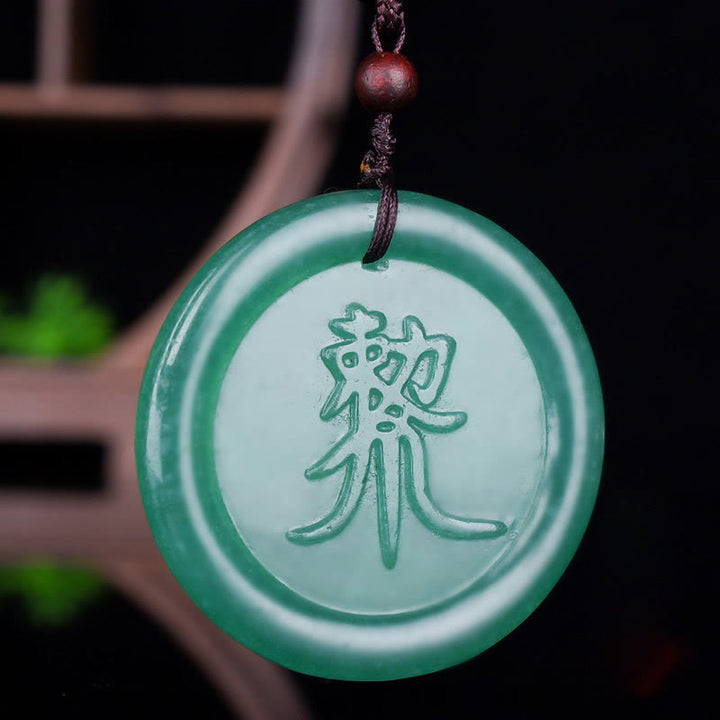 Buddha Stones, grüner Aventurin, Yin-Yang-Balance-Halsketten-Anhänger - image 5