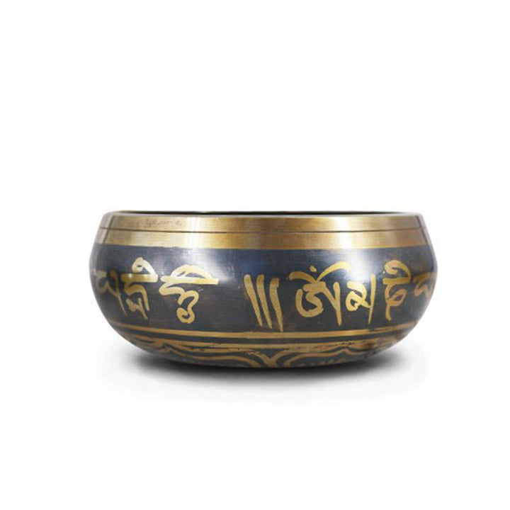 Buddha Stones Tibetische Meditationsschale für Heilung und Achtsamkeit Om Mani Padme Hum Klangschale - image 16